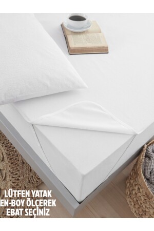 Alez 4 Köşe Lastik Micro Su Sıvı Geçirmez Terletmeyen Tek Ve Çift Kişilik Yatak Koruyucu 11 Ebat V20220POL02 - VESSİNOHOME