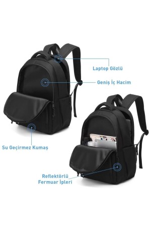 Algstore (Smart Bags) Sırt Çantası Okul Boyu Laptop Gözlü 3159 - 5