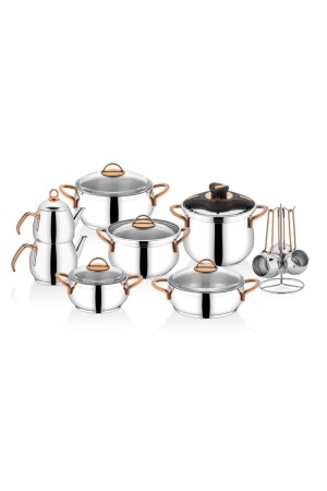 Alia Steel Mitgift-Set, 18-teilig, Kupfer, 1S004-29001-BKR01 - 5