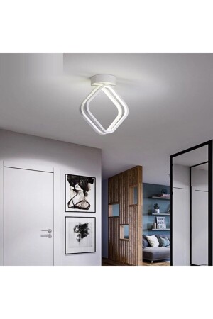 التصميم الحديث MNZ-Alice غرفة المعيشة اللون الأبيض - المطبخ - القاعة LED الأبيض 2 قطع الشنارة ALC81 - Fer Avize