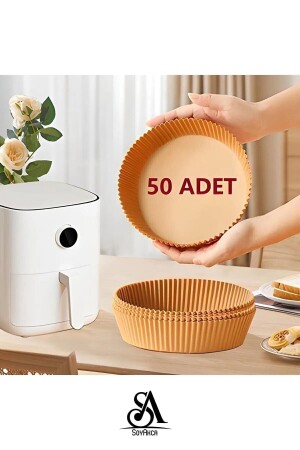 Alle Airfryer-kompatiblen Kochsets + 1 Stück Silikonbehälter + AirFryer-Ölpapier 50 Stück + 1 Sprühölbehälter 100 ml - 5