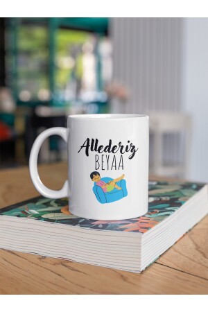 Allederiz Beya Written Trakya Fun Eylül Design Spezielles Design Bedruckte Tasse – Kaffeetasse trakya0003 - 3