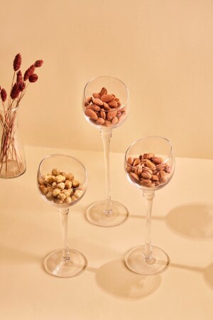 Allegra 3-teiliges Glas-Servierregal (11289) - Perotti