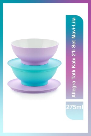 Allegra Dessertbehälter 2er-Set 275 ml Blau-Flieder 11156656 - 1