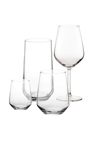 Allegra Mitgift-Set Wasser-Erfrischungsgetränk-Glaskelch – 24-teilig 17878 - 4