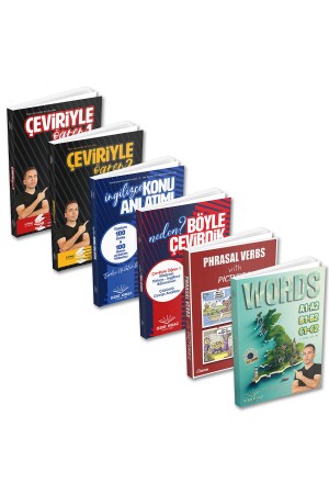 Allgemeines Englisch-Set mit 6 Büchern und Videounterstützung - 1