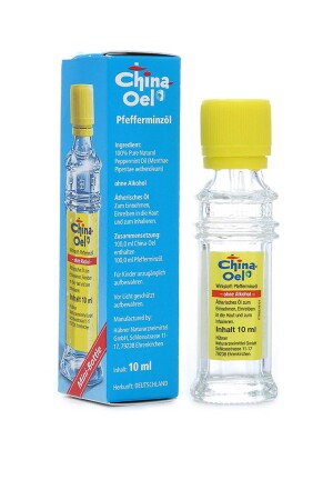 Alman Üretimi Orta Boy Orijinal Çin Yağı 10 Ml. China Oil Chiana Oel - 1