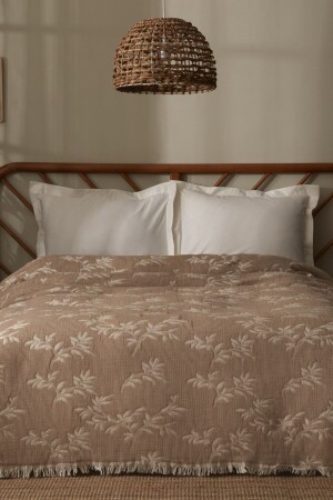 Almira Double Jacquard Pike 200x220 cm Beige 200. 22. 01. 0112 - 2