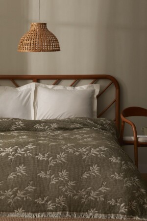 Almira Double Jacquard Pike 200x220 cm Khaki - 5