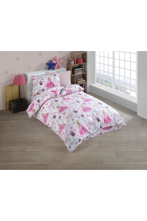 MNZ-Almira واحد (شاب) قطن غطاء غطاء مجموعة (غطاء الوسادة+شحنة السرير+غطاء غطاء غطاء) MHT-N - MODELHOME