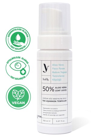 Aloe Vera Bakım Yapan Temizleme Köpüğü SFD01 - 3