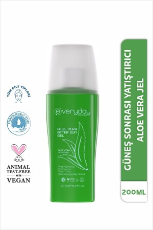 Aloe Vera Güneş Sonrası After Sun Losyon 200ml Nemlendirici Dinlendirici Yatıştırıcı Etki - 1