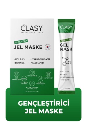 Aloevera Gel Mask Clasy Gel Mask 10 ml 20 Beutel - 2