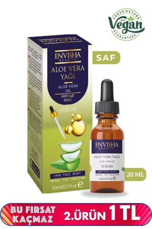 Aloevera Yağı %100 Doğal Bitkisel Yağ Aloe Vera Oil 20 ML - 1