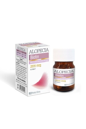 Alopecia Biotin 2500 Mcg 60 Tablet - Dermo Clean