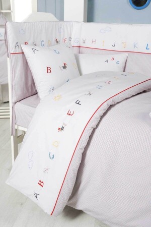 Alphabet-Babybettbezug-Set mit Laken 100*150 MINVTM076BB21AW1-133133100X150 - 4