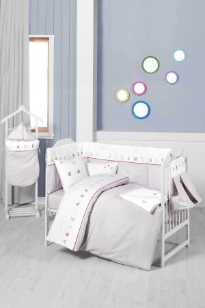 Alphabet-Babybettbezug-Set mit Laken 100*150 MINVTM076BB21AW1-133133100X150 - 5