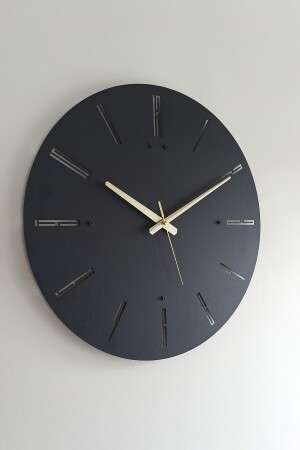 Altair Metallwanduhr – Schwarz – 49 x 49 cm YMM-CL-13 - 5