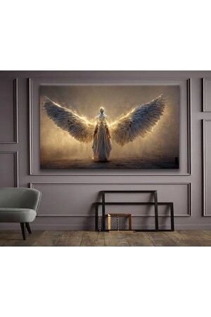 Altın Kanatlar Ve Özgürlük Ruhu Kanvas Tablo - Sebenta