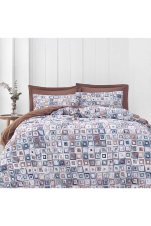 Altınbaşak Ranforce Double Duvet Cover Set Martelli On Cinnamon famaçkmoc - 1