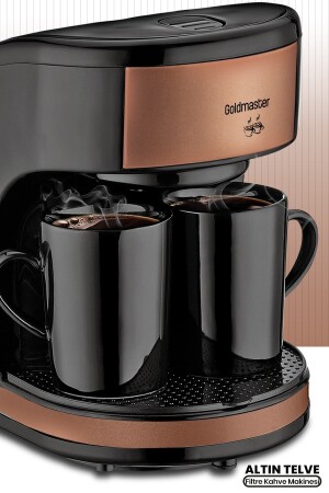 Altıntelve Yıkanabilir Ve Temizlenebilir Filtreli Çift Kupalı Filtre Kahve Makinesi 2019ST000000792 - 1