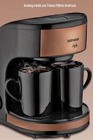 Altıntelve Yıkanabilir Ve Temizlenebilir Filtreli Çift Kupalı Filtre Kahve Makinesi 2019ST000000792 - 3