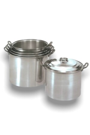 Alüminyum Soba Kazanı Çamaşır Kazanı Mısır Kazanı 17,50 Litre 32 Cm TYC00556885538 - 4