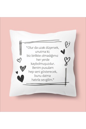 „Always Remember This My Darling“ bedrucktes Kissengeschenk für Liebhaber - 1