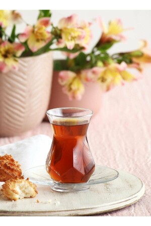 Alya Çay Seti Çay Takımı - Çay Bardağı Takımı Tabağı 24 Prç. Fma05252 lvalyas1-2 - 2