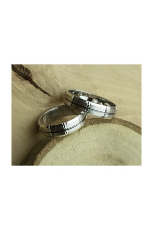 خاتم زفاف من طلاء من الفضة - Canka