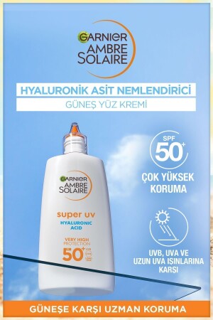 Ambre Solaire Hyaluronik Asit Kuruluk Karşıtı Günlük Güneş Koruyucu Yüz Kremi Spf50 40ml - 7