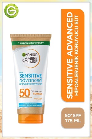 Ambre Solaire Sensitive Advanced Hipoalerjenik Güneş Koruyucu Süt Spf50 175ml - 2