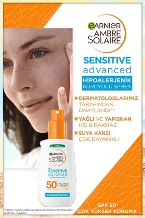 Ambre Solaire Sensitive Advanced Hypoallergenes Sonnenschutzspray Spf50 150 ml - 4