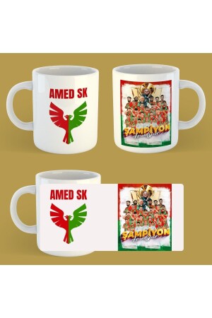 Amedspor Şampiyon Porselen Kupa Bardak - Amed spor Kupası - Zerya