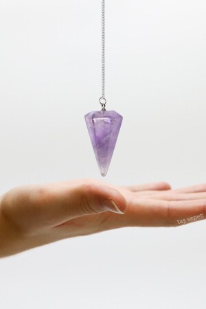 Amethyst Natursteinpendel Pendel DTS02 - 3