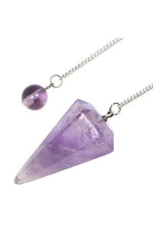 Amethyst Natursteinpendel Pendel DTS02 - 4