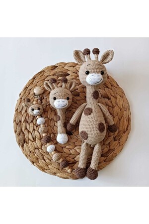 Amigurumi Braunes Giraffen-Set Us589965 - 2