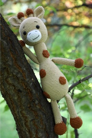 Amigurumi Sevimli Zürafa Örgü Oyuncak Zeys212 - 4