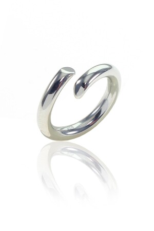 Angepasster Beinring aus Silber mit Rhodium - 2