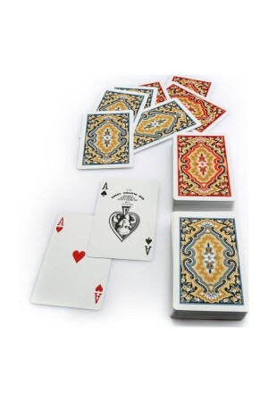 Angora Kem Plastikspielkarten, Doppeldeck aus Spielkarten mit Plastikbox angra46 - 3