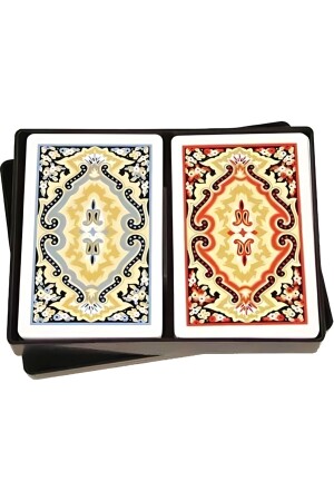 Angora Kem Plastikspielkarten, Doppeldeck aus Spielkarten mit Plastikbox angra46 - 4