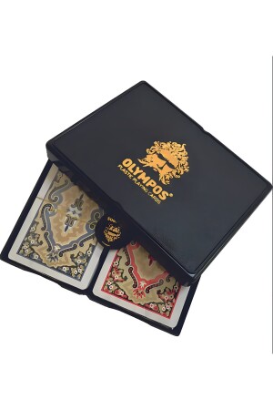 Angora Kem Plastikspielkarten, Doppeldeck aus Spielkarten mit Plastikbox angra46 - 5