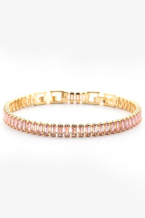 Anlaufgeschütztes 5-mm-Rosa-Baguette-Armband für Damen von VIP Waterway - 2