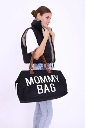 Anne Bebek Bakım Valiz Model Omuz Ve Kol Çantası-termal Biberon Gözlü-su Geçirmez Kumaş-mommy Bag - 1