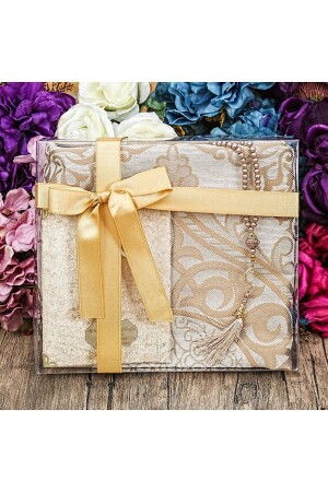 Anneler Günü Hediyesi Seccade- Kadife Yasin- Inci Tesbih - İkranur