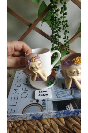 Anneler Günü Hediyesi Tek Kişilik Tasarım Kahve Fincanı Seti TYC00803807766 - 3