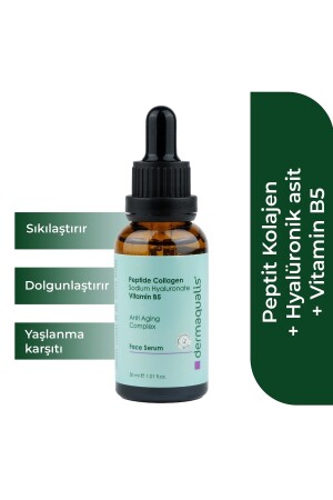 Anti-Aging-Komplex-Serum, Peptid-Kollagen (10 %), Vitamin B5, Hyaluronsäure, 30 ml, KOZ23DER0006 - 2