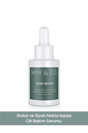 Anti-Akne-Pflegeserum (Salicylsäure+Glykolsäure+Niacinamid+Retinol) 30 ml - 2