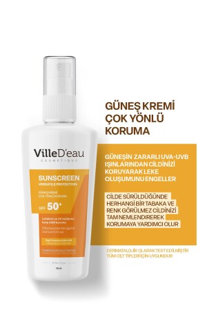 Anti-Blemish Hoher Schutz Spf50+ Gesicht und Körper Sommer- und Winter-Sonnencreme 125 ml Suncreen Vielseitiger Schutz - 1