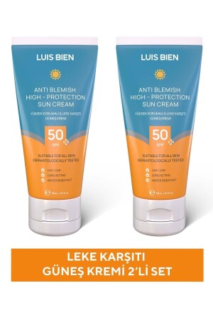 Anti-Blemish SPF 50+ Feuchtigkeitsspendende Sonnencreme mit hohem Schutz, 2 Stück 50 ml - 2